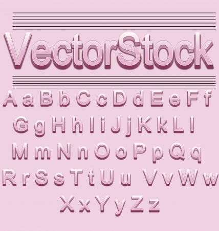 typography letter style のイラスト素材