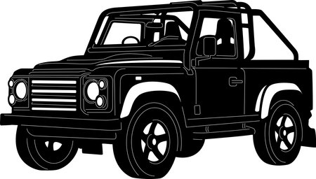 4x4 Truckのイラスト素材