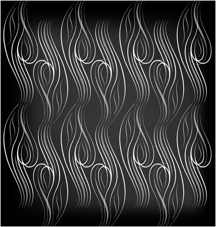 illustrated of ornamental pinstripingのイラスト素材