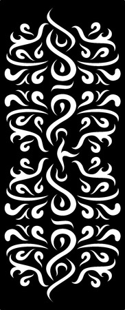 illustration of great Ornaments Wall arts ready for print and cut with CNCのイラスト素材