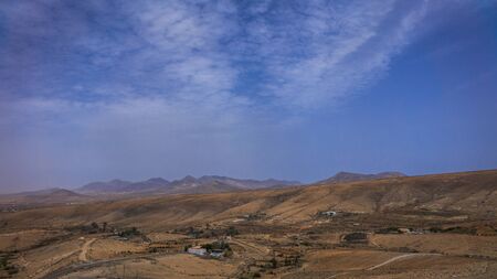 Mountain views in Fuerteventura in the Canary-islandsの写真素材