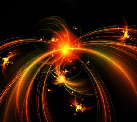  abstract galaxy fractalの写真素材