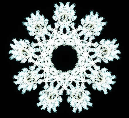 abstract snowflakeの写真素材