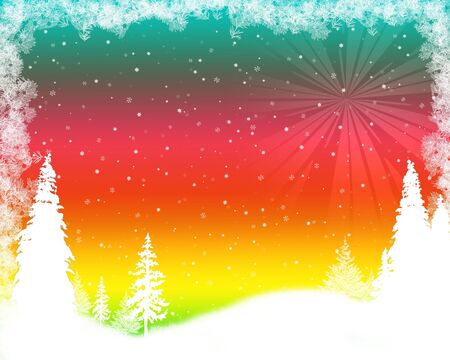 Snowflake backgroundの写真素材