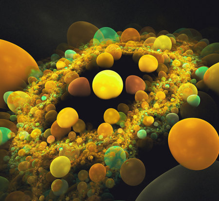 abstract background. yellow palette.