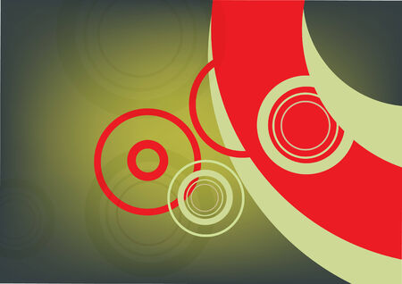 Abstract circles design. Vector background のイラスト素材