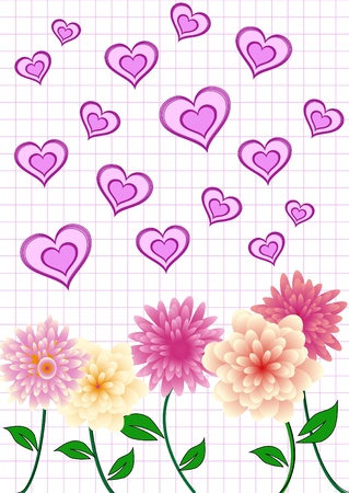 spring flowersのイラスト素材