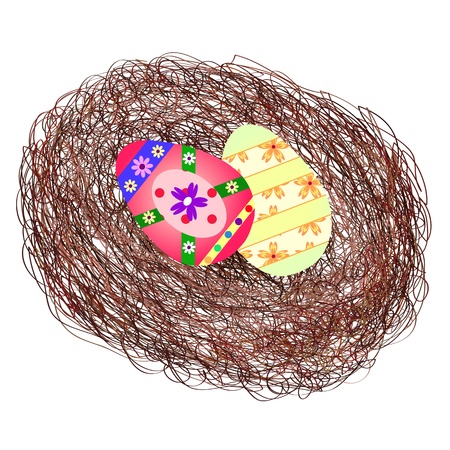 Easter nest のイラスト素材