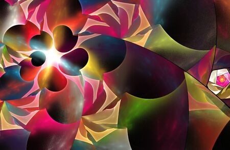 abstract fractal background  for art projectsの写真素材