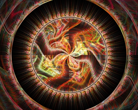 abstract fractal backgroundの写真素材