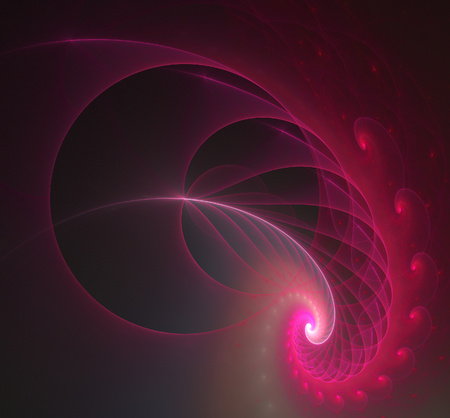 abstract fractal background on the blackの写真素材