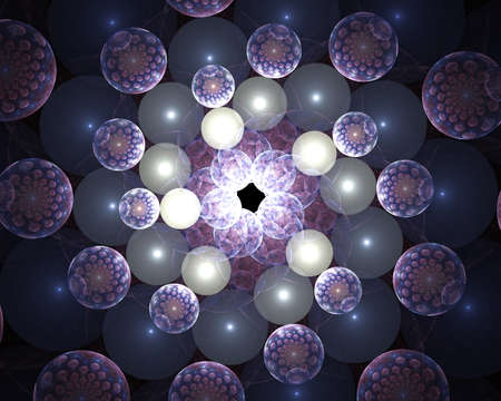 abstract fractal background の写真素材
