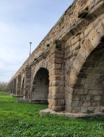 Roman aqueduct in Nizhny Novgorod, Russiaの写真素材