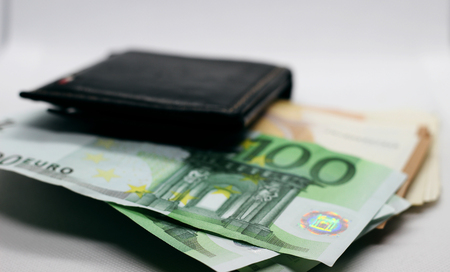 Money in your wallet.の写真素材