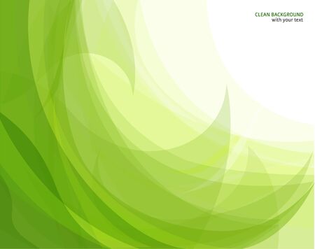 Abstract green wave backgroundの写真素材
