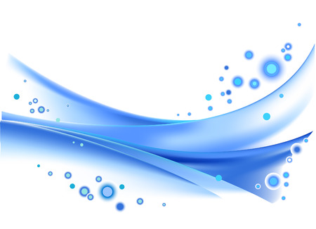 abstract background with babbles のイラスト素材