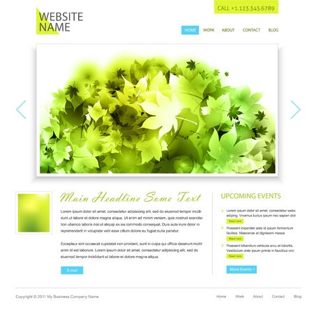 green website designの写真素材
