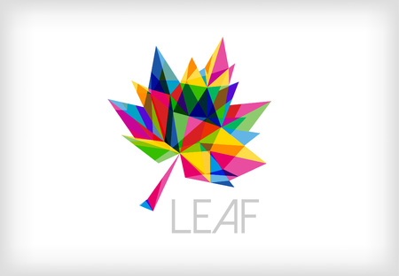 leaf icon - nature abstract creative iconのイラスト素材