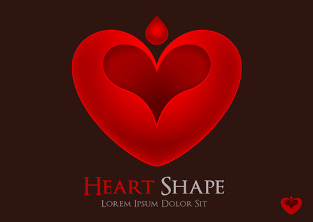 heart abstract backgroundの写真素材