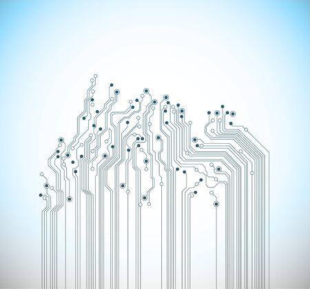 abstract technology blue backgroundの写真素材