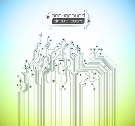 abstract technology spring background - blue and green colorsの写真素材