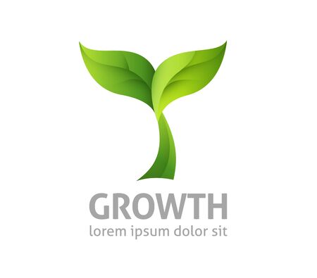 growing plant illustrationの写真素材