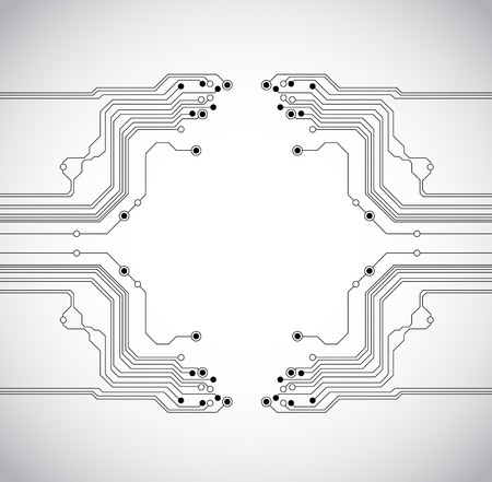 abstract circuit board background textureのイラスト素材
