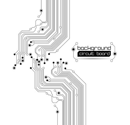 abstract circuit board background design texture - vector illustrationのイラスト素材