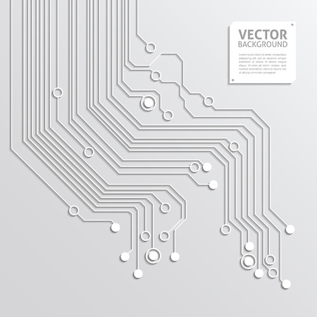 3d circuit board abstract backgrounds - vectorのイラスト素材