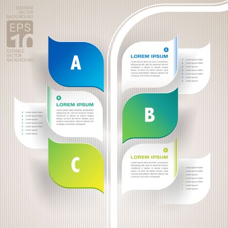 infographics nature leaves concept - vectorのイラスト素材