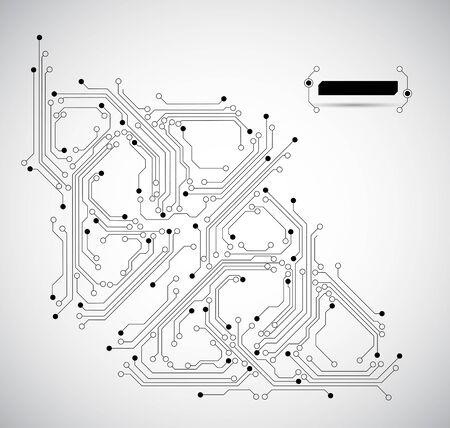 abstract circuit board background - vectorの写真素材