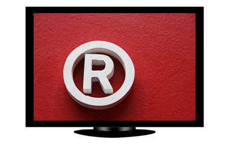 plasma with trademark symbol - illustration