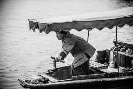 February 2020, Hangzhou, China. The position of the city near the West Lake is what makes it famous and a tourist destination for the Chinese.のeditorial素材