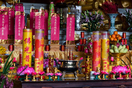February 2019. Dali, China. The Three Pagodas are located in the Chongsheng temple.のeditorial素材