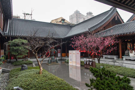 Jade Buddha temple, Shanghai, China. 02/05/2019のeditorial素材