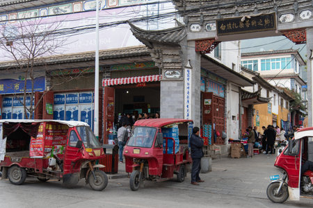 February 2019. Bai village of Zoucheng, which produces batik.