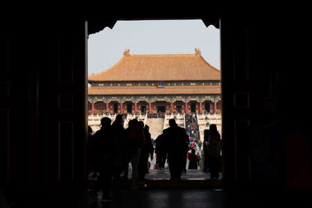 February 2019, Beijing, the Forbidden City. The largest palace in the world for nearly five centuries has served as a home for emperors and their families, as well as a ceremonial and political centerのeditorial素材
