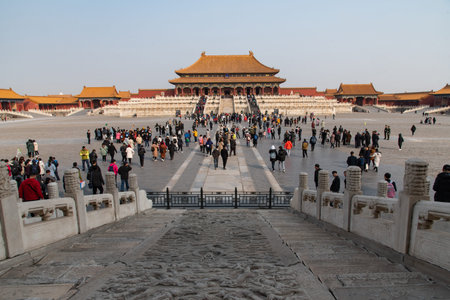February 2019, Beijing, the Forbidden City. The largest palace in the world for nearly five...