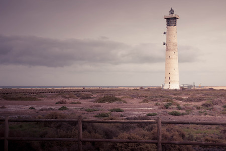 Jandia lighthouse in Fuerteventura, Spainの写真素材