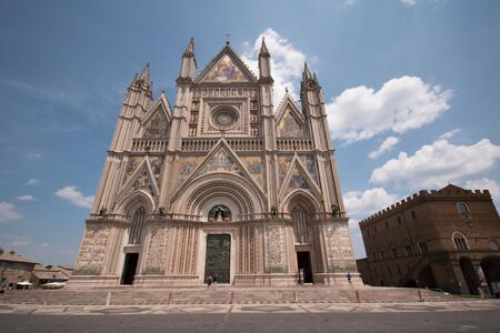 Cathedral of Orvieto, Umbria, Italy.の写真素材