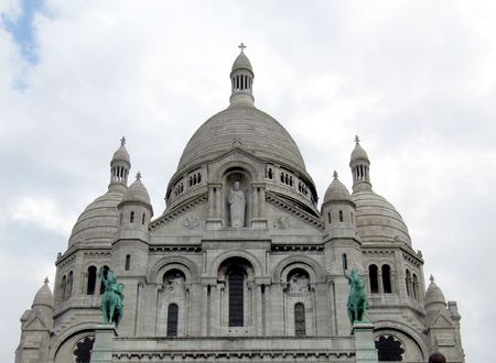 Church of Montmartre, Paris, Franceの写真素材