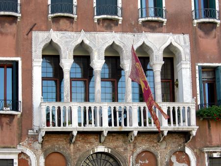 Town of Venice (Venezia) in Italyの写真素材