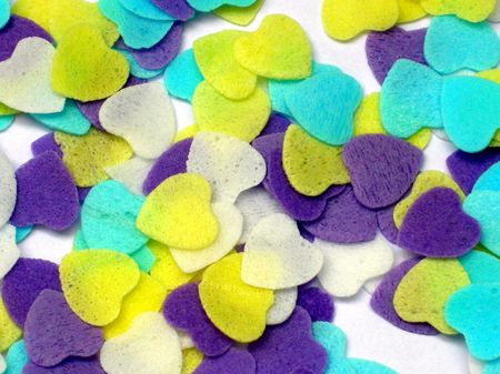 Gingerbread confetti sweetsの写真素材