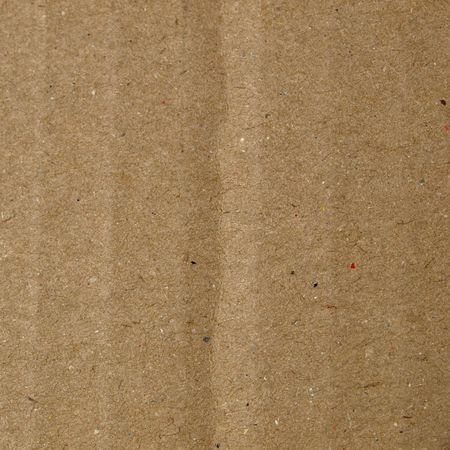 Brown grunge corrugated cardboard sheet useful as a backgroundの写真素材