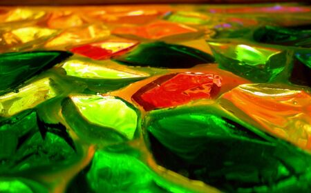 Decorated glass backgroundの写真素材