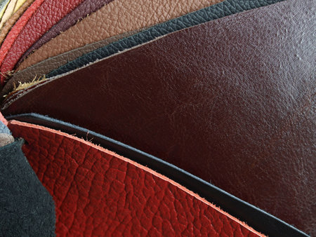 Leather samples