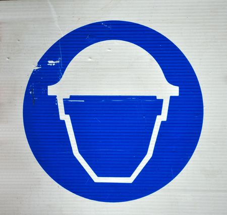 Protective wear and safety at work signsの写真素材