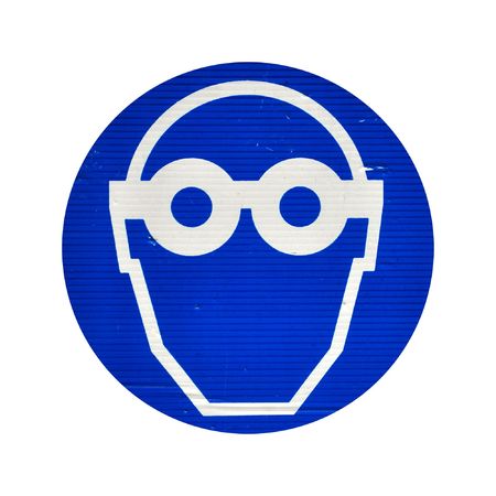 Protective wear and safety at work signsの写真素材