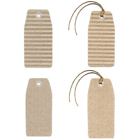 A paper tag or label or stickerの写真素材