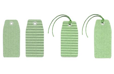 A paper tag or label or stickerの写真素材